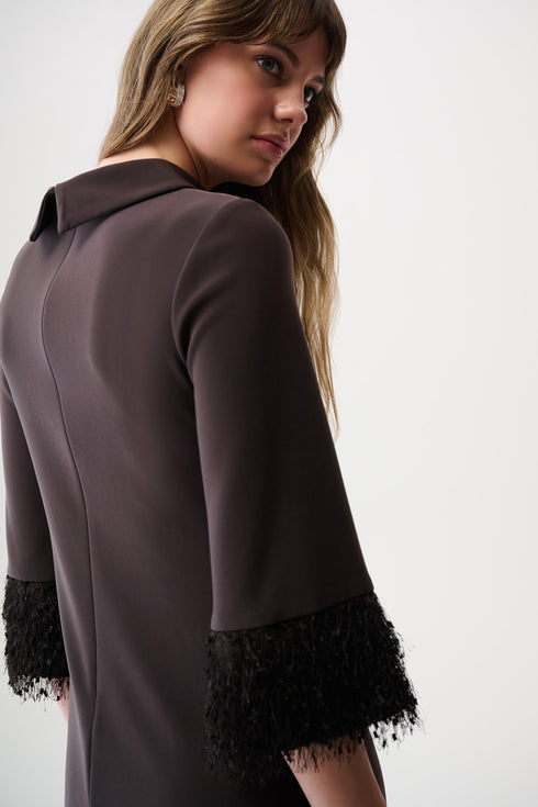 Joseph Ribkoff Kleid in A-Linie aus feinem Jersey und neuartigem Stoff